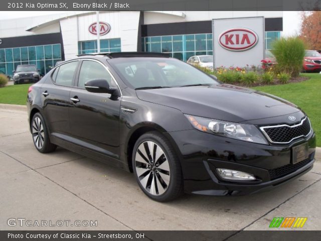 2012 Kia Optima SX in Ebony Black