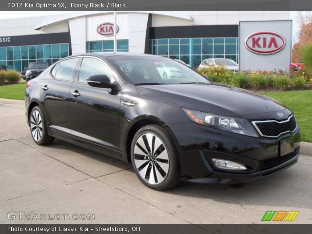 2012 Kia Optima SX in Ebony Black