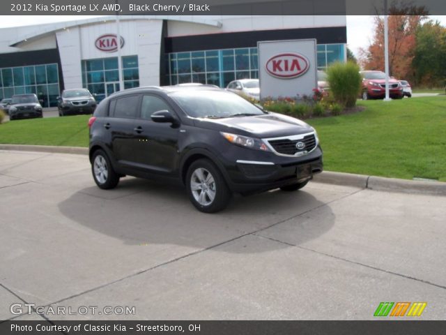 2012 Kia Sportage LX AWD in Black Cherry