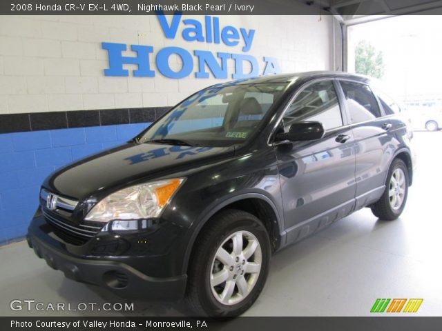 2008 Honda CR-V EX-L 4WD in Nighthawk Black Pearl