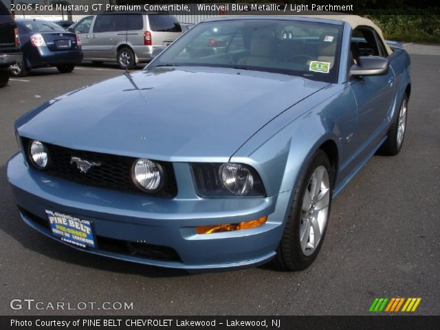 2006 Ford Mustang GT Premium Convertible in Windveil Blue Metallic