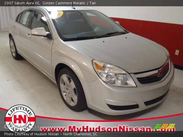 2007 Saturn Aura XE in Golden Cashmere Metallic