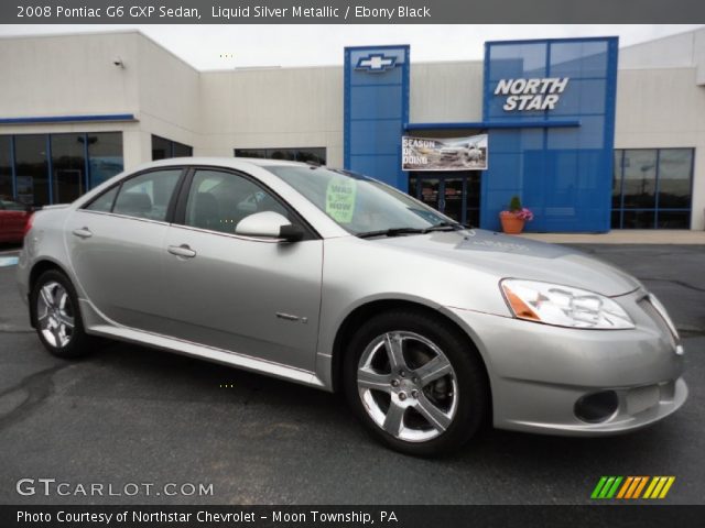 2008 Pontiac G6 GXP Sedan in Liquid Silver Metallic