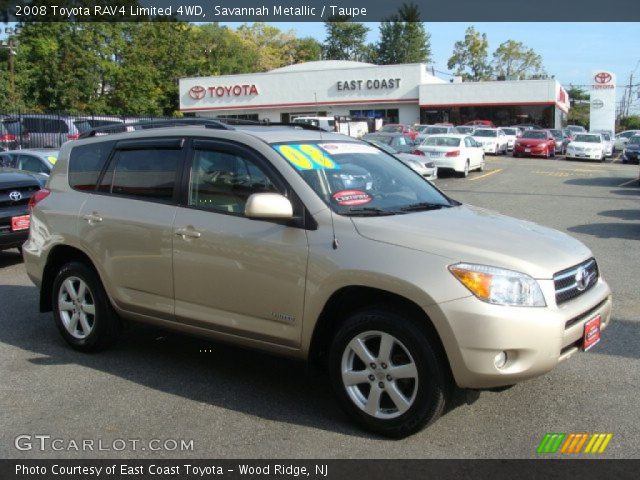 2008 Toyota RAV4 Limited 4WD in Savannah Metallic