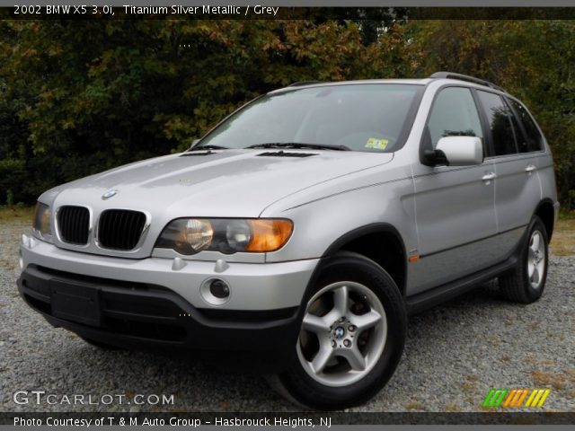 2002 BMW X5 3.0i in Titanium Silver Metallic
