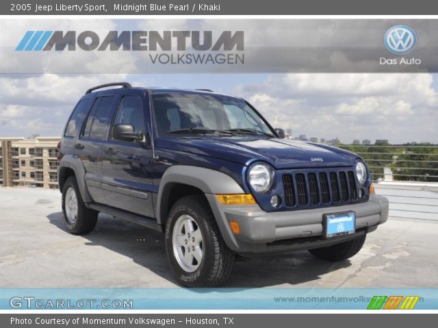 2005 Jeep Liberty Sport in Midnight Blue Pearl