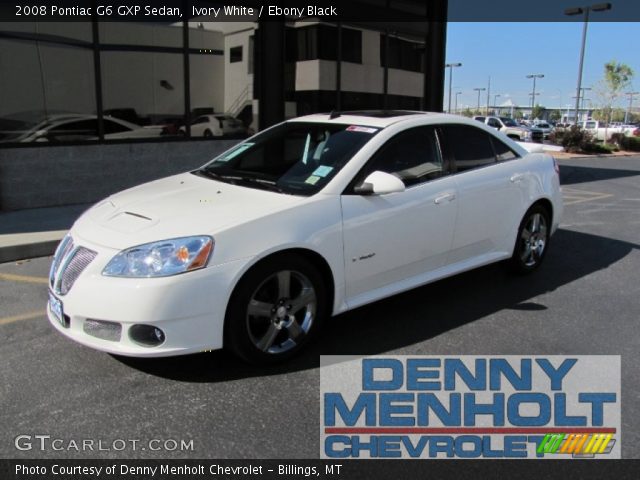 2008 Pontiac G6 GXP Sedan in Ivory White