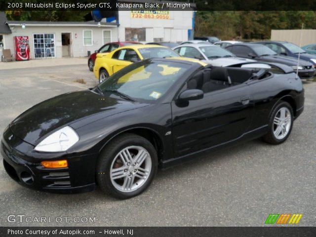 2003 Mitsubishi Eclipse Spyder GTS in Kalapana Black