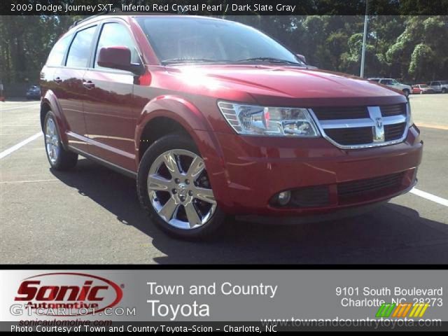 2009 Dodge Journey SXT in Inferno Red Crystal Pearl