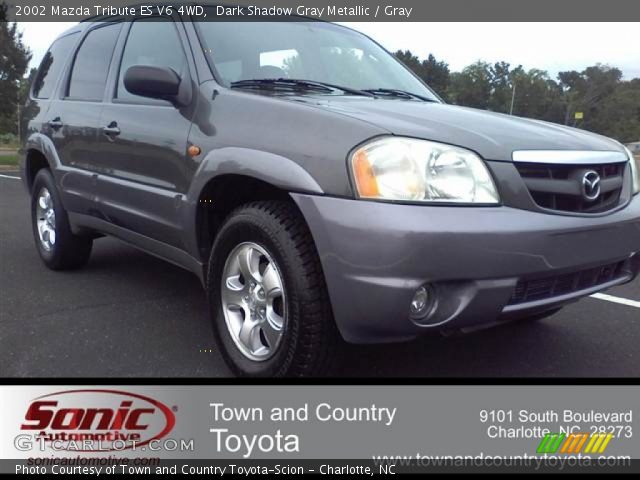 2002 Mazda Tribute ES V6 4WD in Dark Shadow Gray Metallic