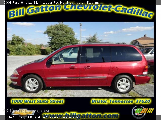 2003 Ford Windstar SE in Matador Red Metallic