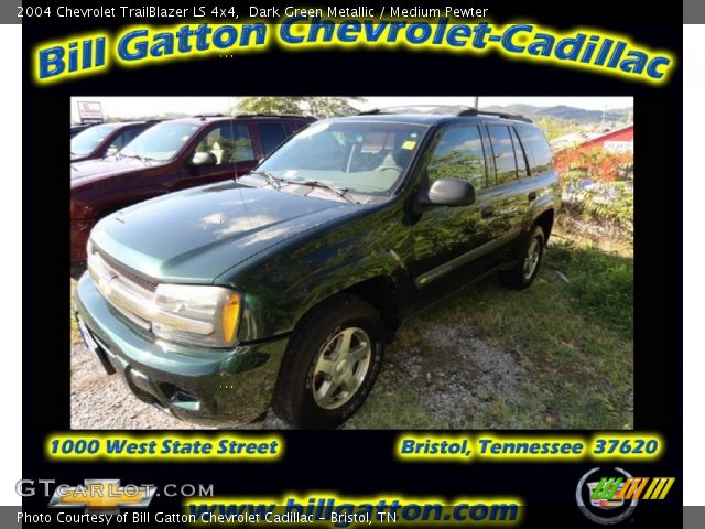2004 Chevrolet TrailBlazer LS 4x4 in Dark Green Metallic