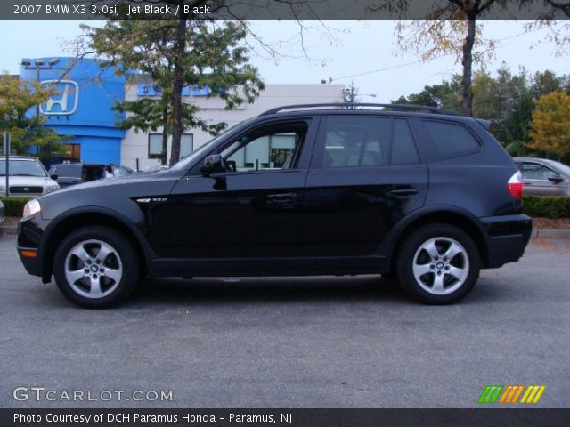 2007 BMW X3 3.0si in Jet Black