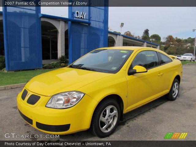 2007 Pontiac G5  in Competition Yellow
