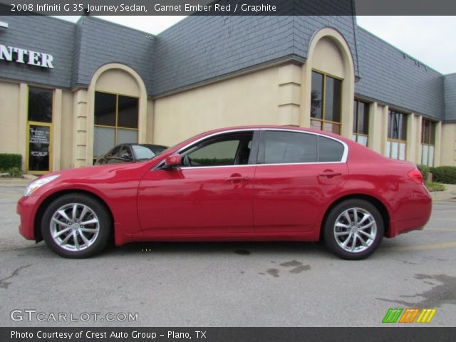 2008 Infiniti G 35 Journey Sedan in Garnet Ember Red