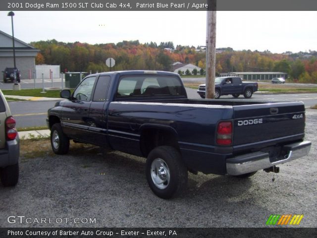 2001 Dodge Ram 1500 SLT Club Cab 4x4 in Patriot Blue Pearl