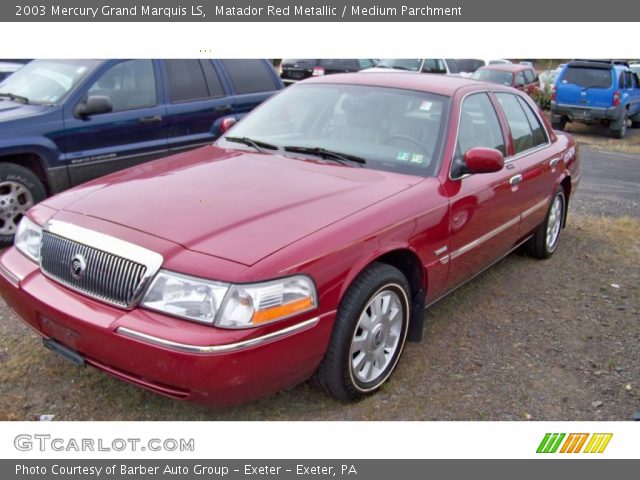 2003 Mercury Grand Marquis LS in Matador Red Metallic