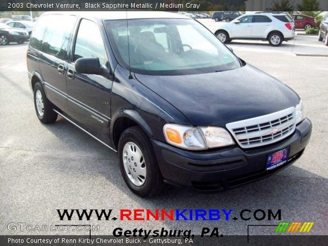 2003 Chevrolet Venture  in Black Sapphire Metallic
