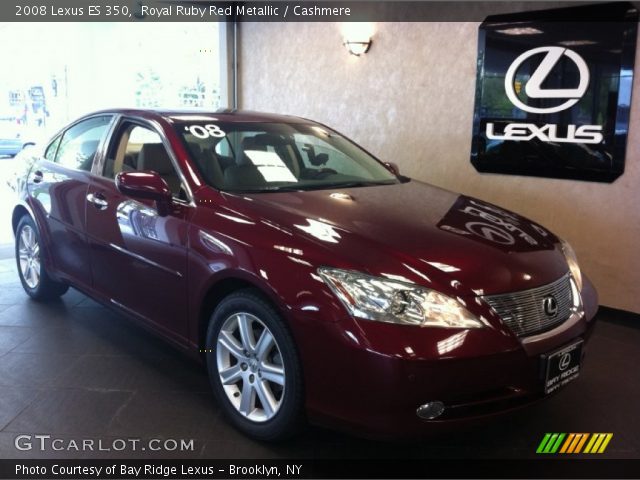 2008 Lexus ES 350 in Royal Ruby Red Metallic