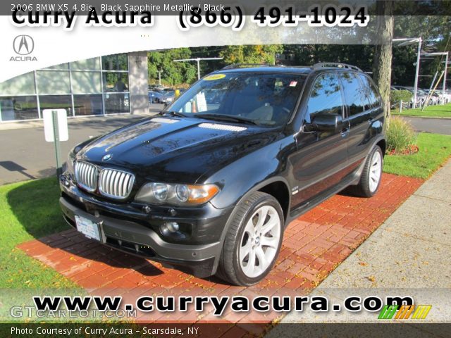 2006 BMW X5 4.8is in Black Sapphire Metallic