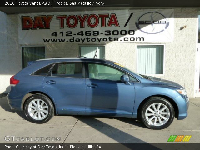2010 Toyota Venza AWD in Tropical Sea Metallic