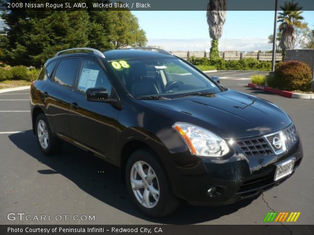2008 Nissan Rogue SL AWD in Wicked Black