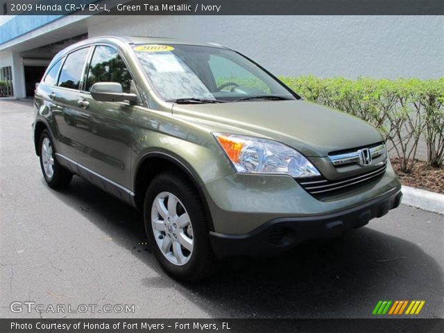 2009 Honda CR-V EX-L in Green Tea Metallic