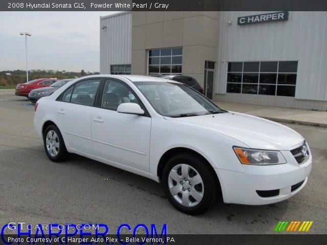 2008 Hyundai Sonata GLS in Powder White Pearl