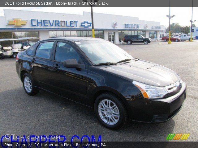 2011 Ford Focus SE Sedan in Ebony Black