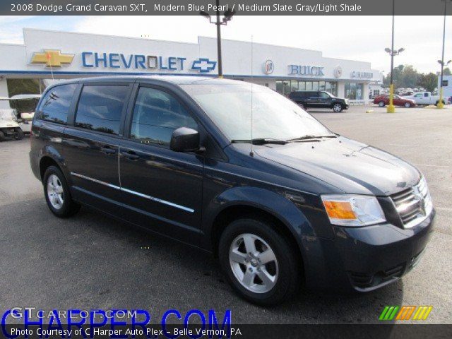 2008 Dodge Grand Caravan SXT in Modern Blue Pearl