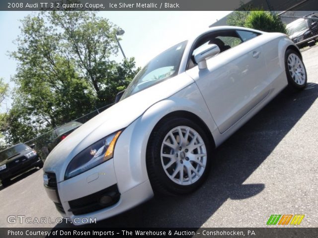 2008 Audi TT 3.2 quattro Coupe in Ice Silver Metallic
