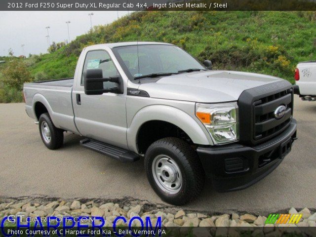 2012 Ford F250 Super Duty XL Regular Cab 4x4 in Ingot Silver Metallic