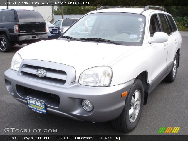 2006 Hyundai Santa Fe GLS in Nordic White