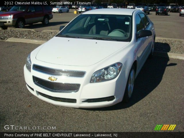 2012 Chevrolet Malibu LS in Summit White
