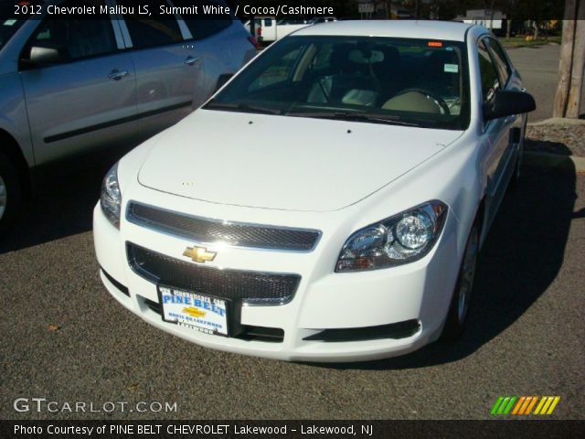 2012 Chevrolet Malibu LS in Summit White