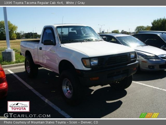 1996 Toyota Tacoma Regular Cab 4x4 in White