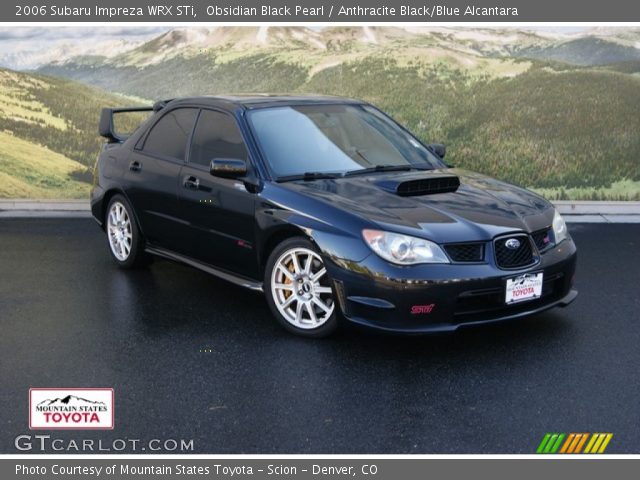 2006 Subaru Impreza WRX STi in Obsidian Black Pearl