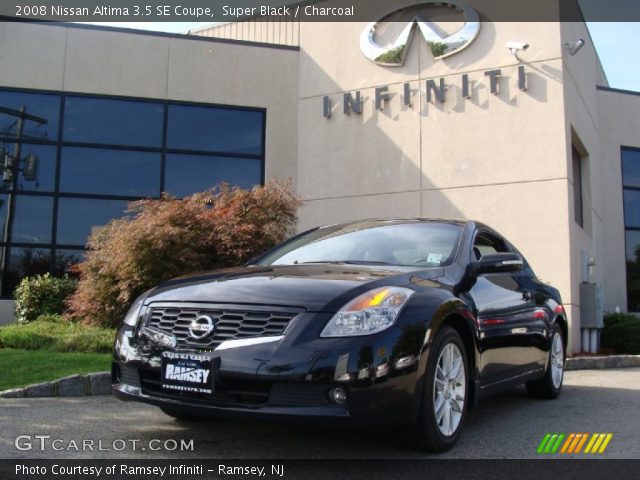 2008 Nissan Altima 3.5 SE Coupe in Super Black
