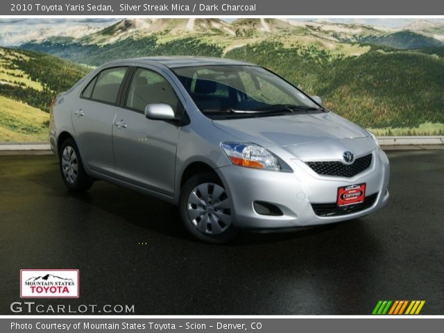 2010 Toyota Yaris Sedan in Silver Streak Mica
