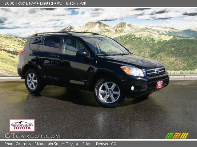2008 Toyota RAV4 Limited 4WD in Black