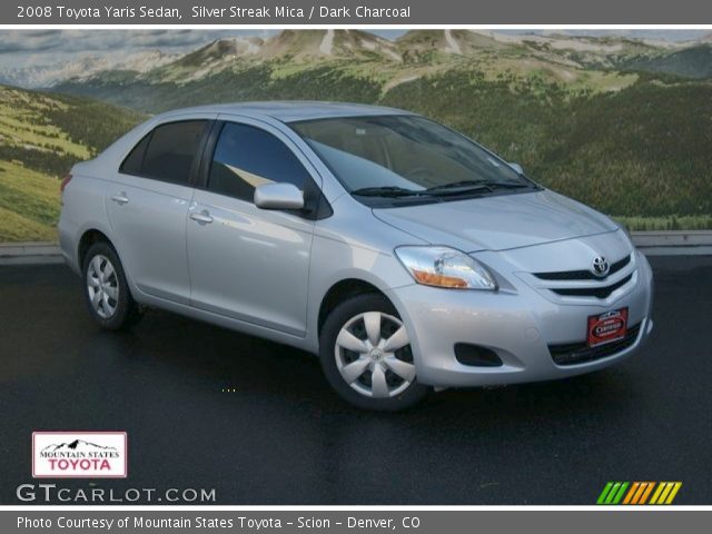 2008 Toyota Yaris Sedan in Silver Streak Mica