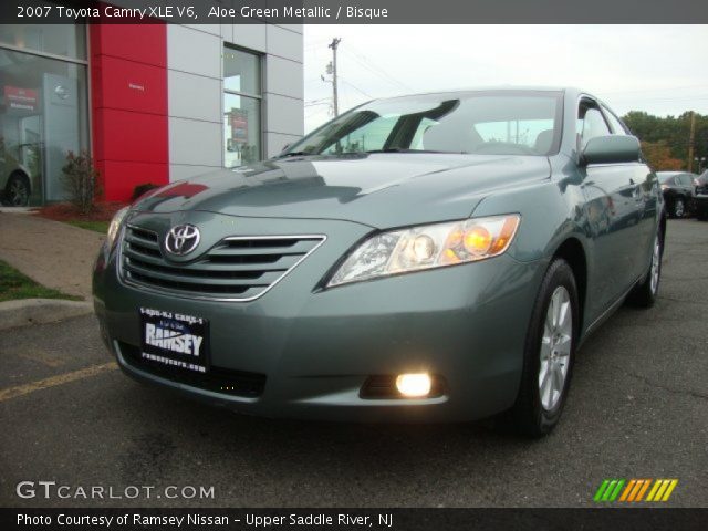 2007 Toyota Camry XLE V6 in Aloe Green Metallic