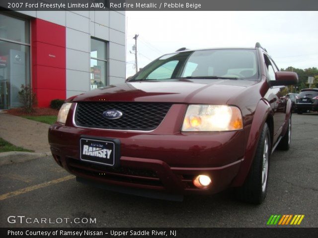 2007 Ford Freestyle Limited AWD in Red Fire Metallic