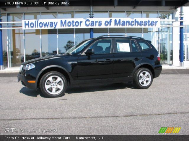 2008 BMW X3 3.0si in Jet Black