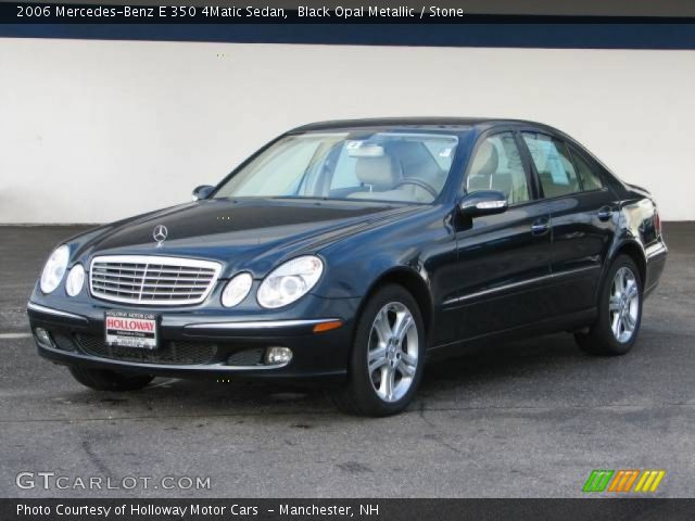 2006 Mercedes-Benz E 350 4Matic Sedan in Black Opal Metallic