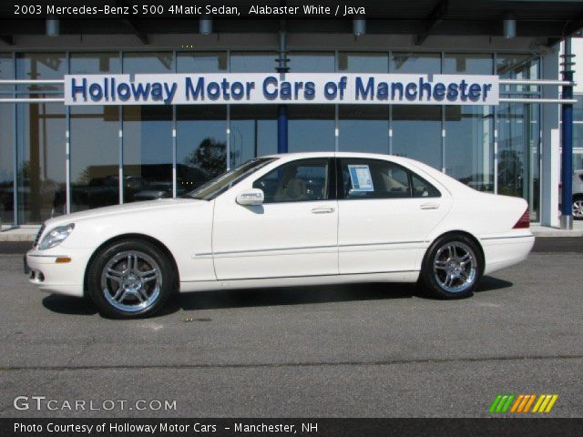 2003 Mercedes-Benz S 500 4Matic Sedan in Alabaster White