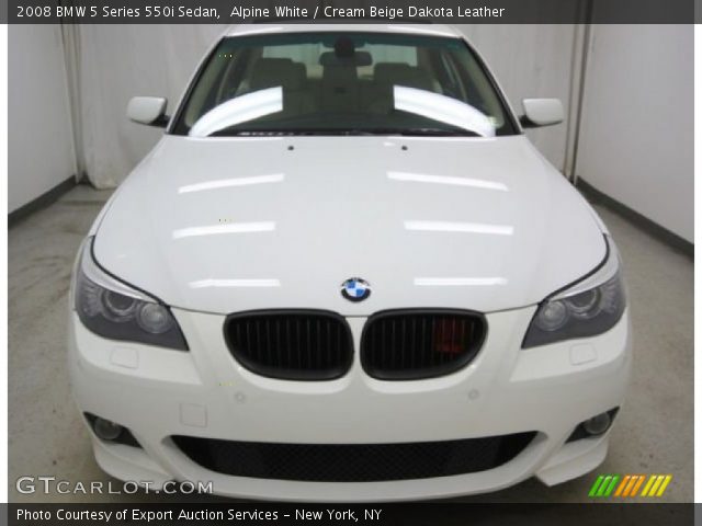 2008 BMW 5 Series 550i Sedan in Alpine White