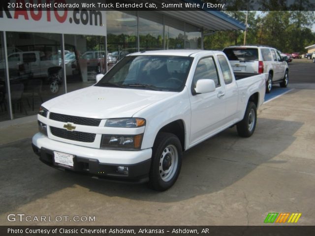 2012 Chevrolet Colorado Work Truck Extended Cab in Summit White