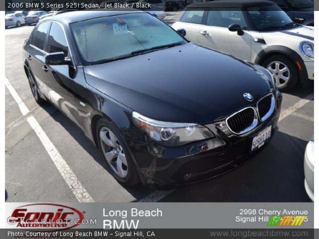 2006 BMW 5 Series 525i Sedan in Jet Black