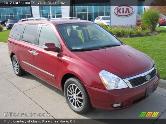 2012 Kia Sedona EX in Claret Red